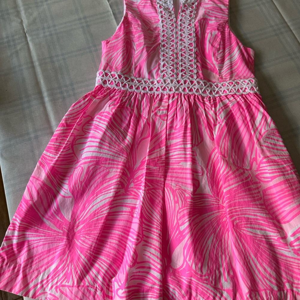 Lilly Pulitzer Pink Floral Kids Dress
